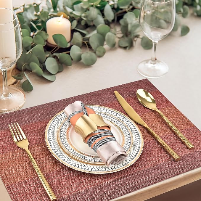 SLKQG Red Placemats Set of 6 - Image 6