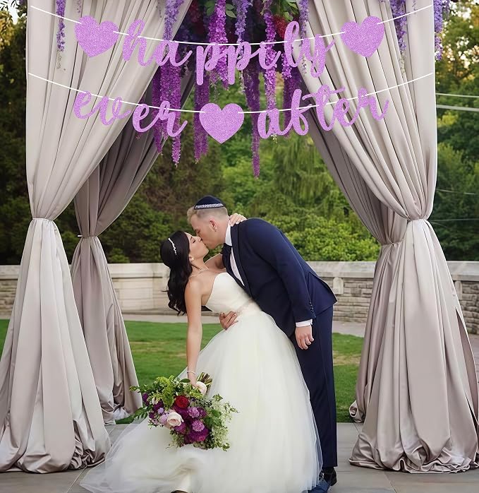 Pre-Strung Happily Ever After Banner - Image 5
