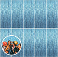 10 Pack Blue Backdrop Curtain Tinsel Streamers Ocean Themed Decor Birthday by BOMSI