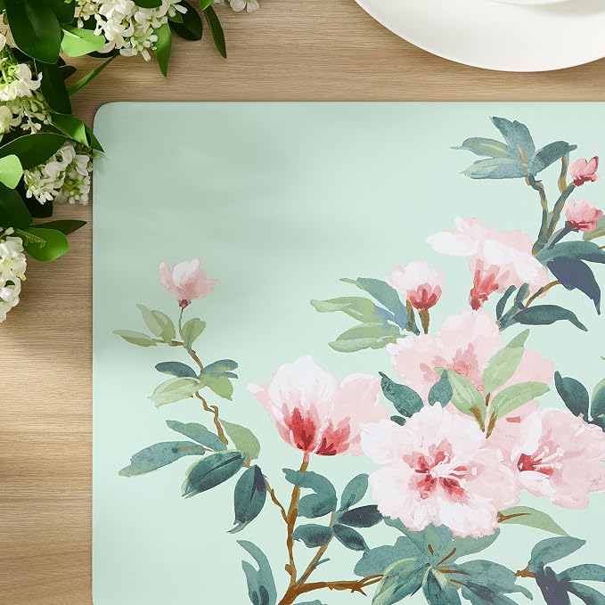 Laura Ashley Cork Placemats, 16 x 12-inch, Blossom Branch | Ideal - Image 6