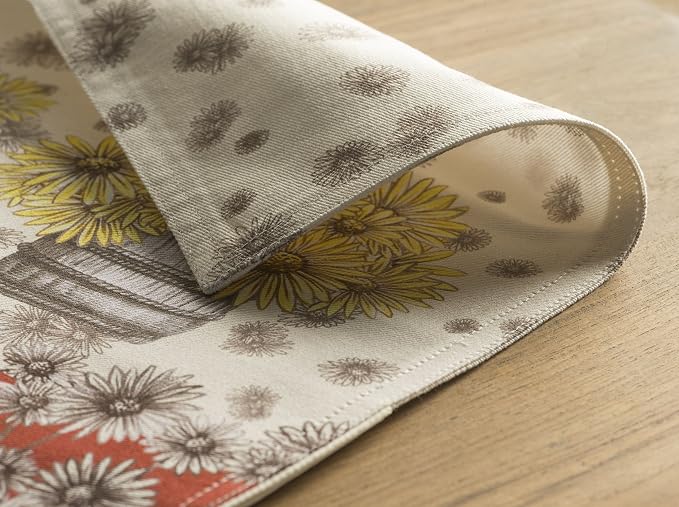 Maison d' Hermine Placemats Set of 4 100% Cotton Washable Cloth Place Mats - Image 9
