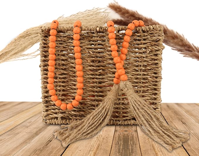 CVHOMEDECO. 16 Feet Wood Beads Garland - Image 4