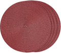 FunWheat Round Braided Placemats Set of 4 Table Mats by FunWheat