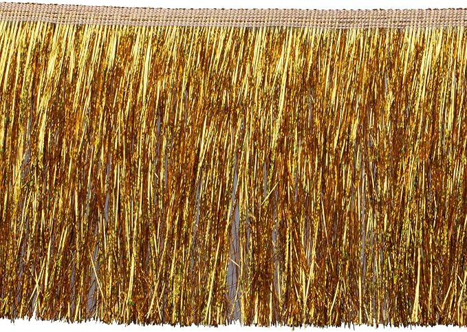 Tinsel Fringe Trim Tinsel Fringes 5 Yards 6Inch/8Inch - Image 4