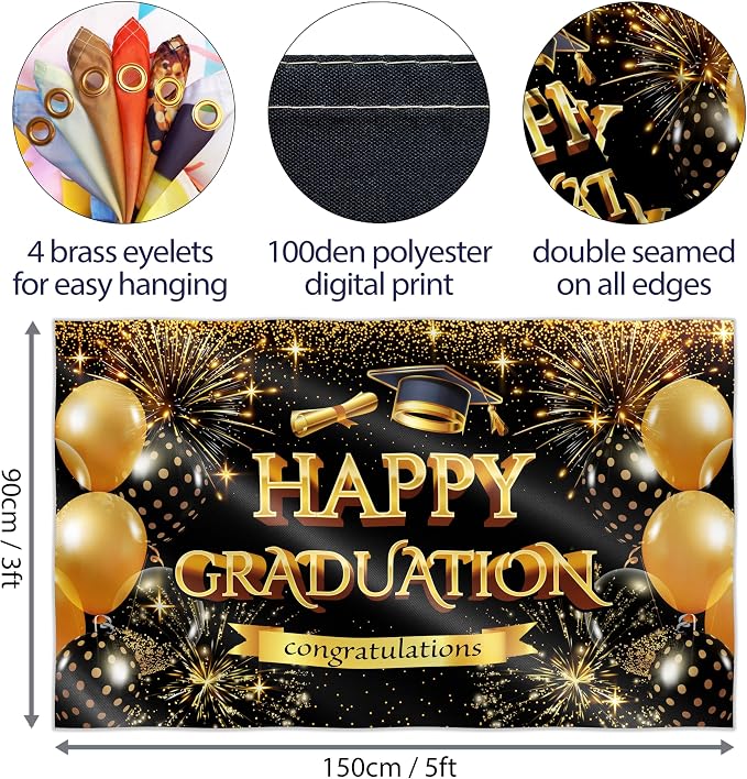 Happy Graduation Banner for Prom - Image 2