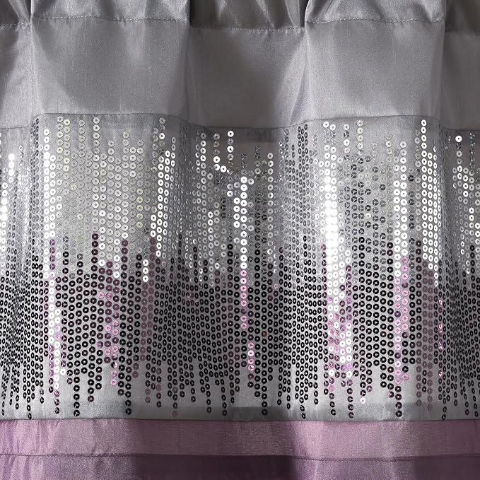 Lush Decor Night Sky Sequins Valance Curtain Single - Image 2