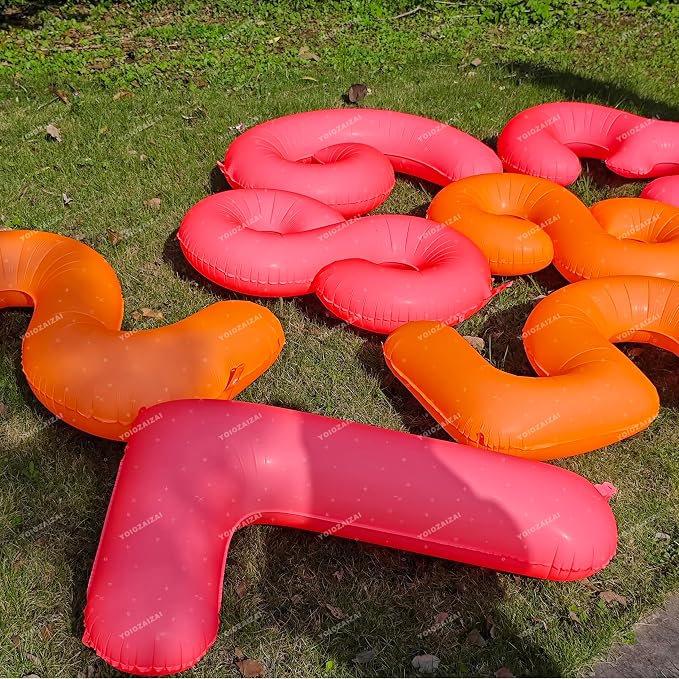 40 IN Orange Birthday Number 7 Balloon Fluorescent Orange Foil Balloon | - Image 4