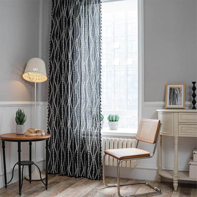 Sutuo Home Boho Curtains 96 Inches Long - Image 2