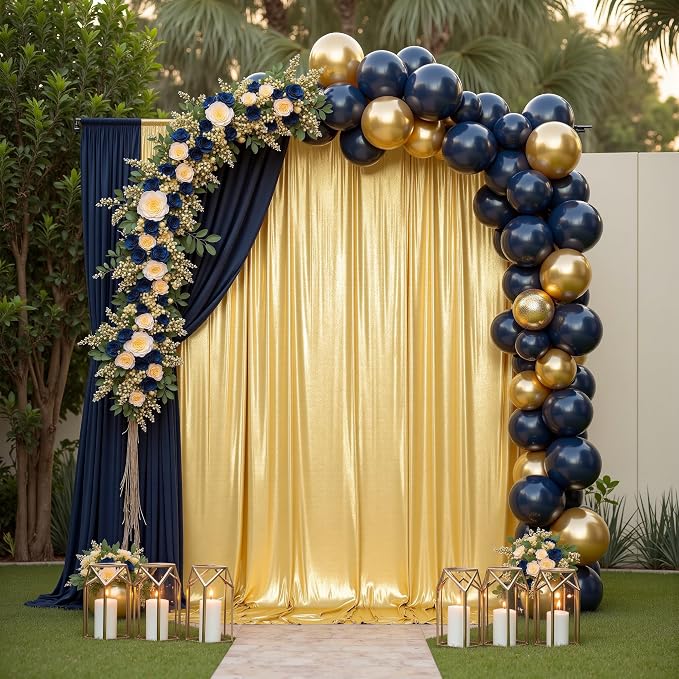 gogoparti 30x14FT Gold Sequin Backdrop Curtain - Image 7