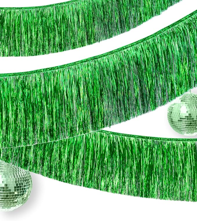 Premium Fringe Streamer Banner for Party Decoration -2 Pack, 4 Layer Thick by Rovplus