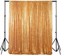 ShinyBeauty Gold-Sequin BACKDROP-8FTx10FT Sequin Photo Backdrop, Photo Booth by ShinyBeauty