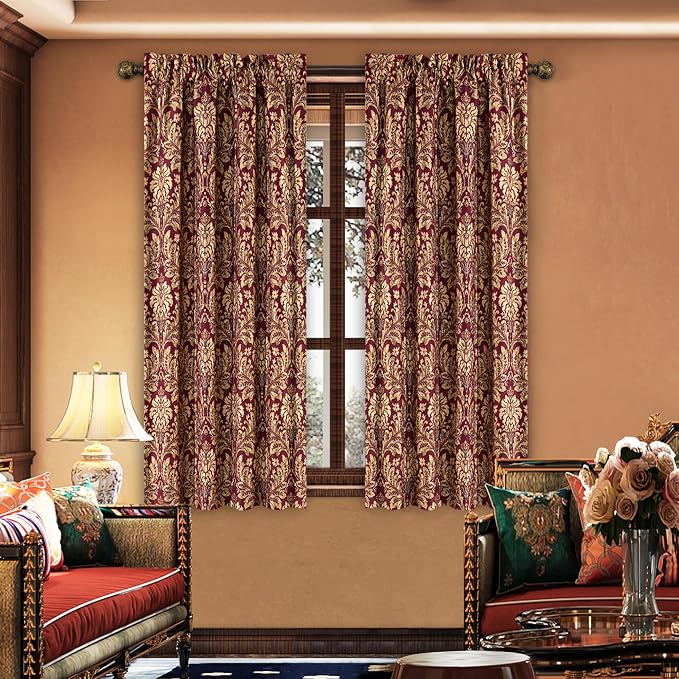 Loom and Mill Damask Jacquard Curtains by LoomandMill