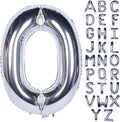 Letter Balloons 40 Inch Giant Jumbo Helium Foil Mylar Silver O | by Exquisitehighqualitypartydecorationstomeetyoureveryneed%EF%BC%81