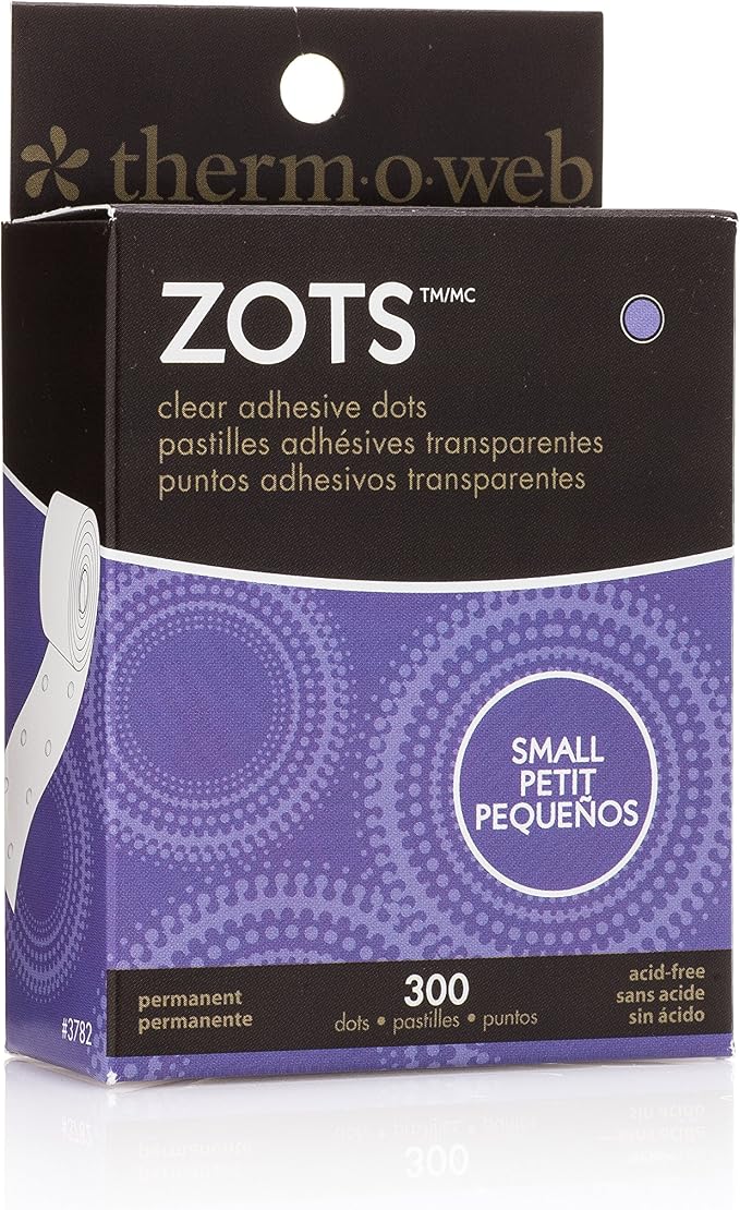 Thermoweb Zots Clear Adhesive Dots, 3/16-Inch-by-1/64-Inch Thick by iCraft