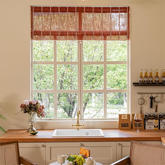 Sutuo Home Boho Short Curtains Valance - Image 9