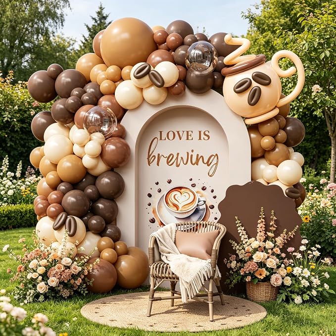 Love is Brewing Decorations for Love is Brewing Bridal Shower Wedding | 148Pcs - Image 7