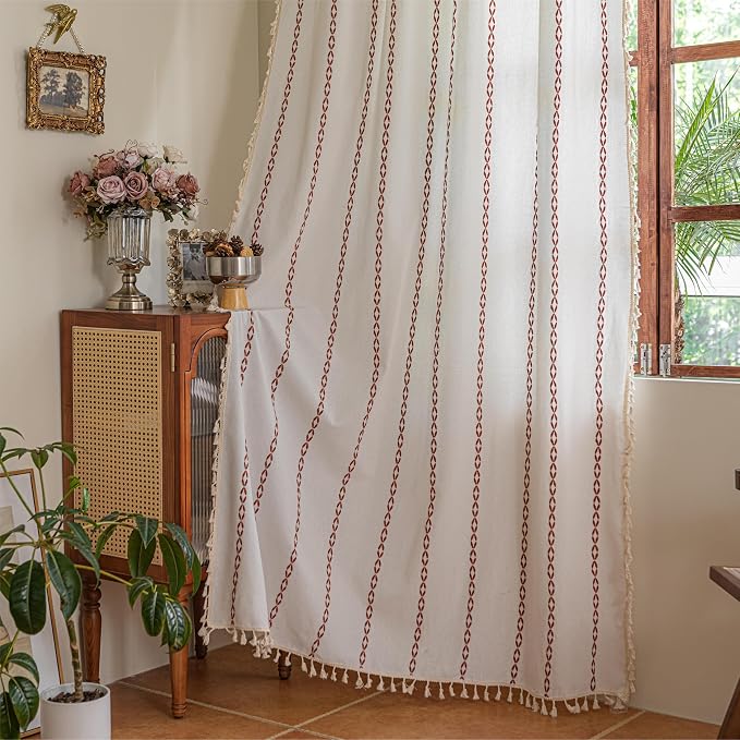 Sutuo Home Boho Curtains 84 Inches Long - Image 2