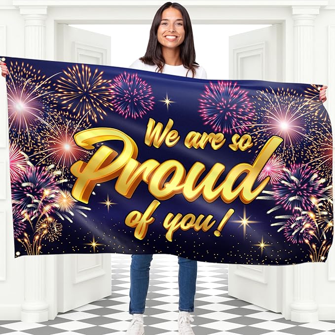 We are so Proud of You Banner by Bravita