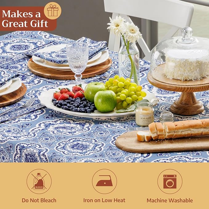 Maison d' Hermine Placemats Set of 4 Reusable 100% Cotton | Cloth Place Mats - Image 5