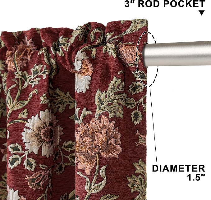 Loom and Mill Vintage Floral Curtains - Image 4