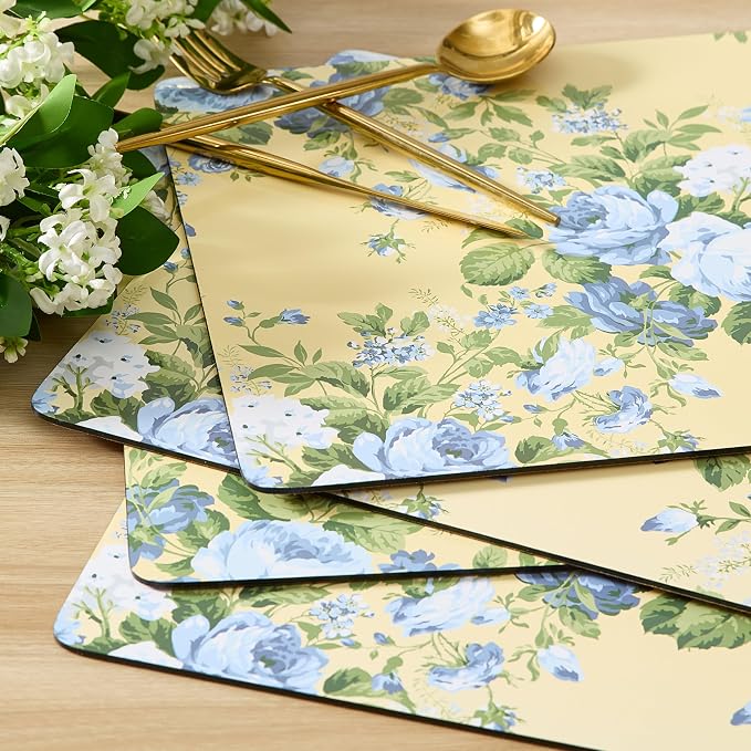 Laura Ashley Cork Placemats, 16 x 12-inch, Joyce | Ideal - Image 4