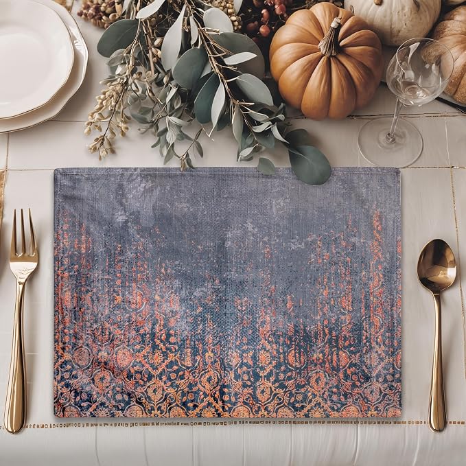Maison d' Hermine Placemats Set of 4 Reusable 100% Cotton | Cloth Place Mats - Image 5