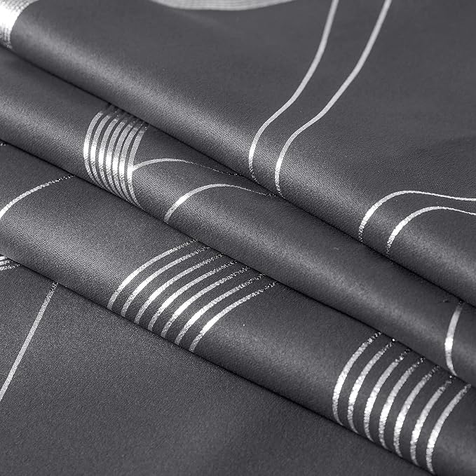 NICETOWN Grey Extra Long Blackout Curtains 120 inches Long 2 Panels Set - Image 8