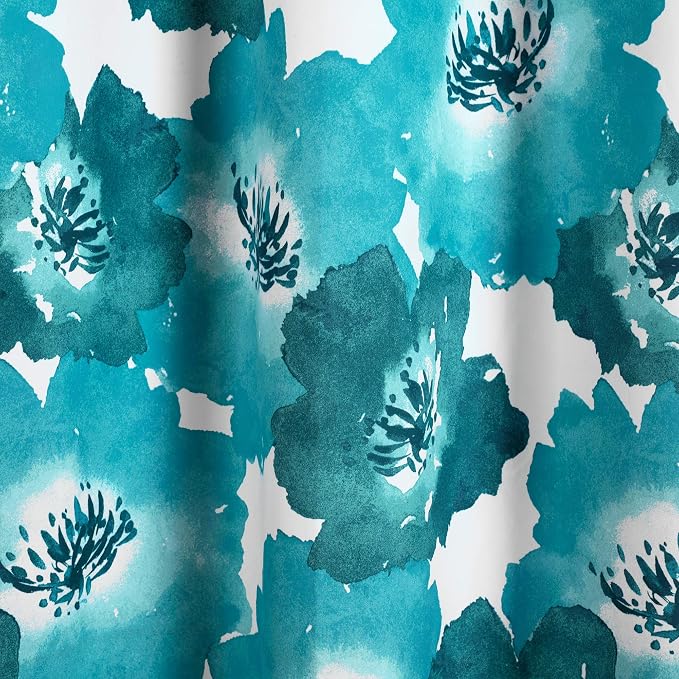 Lush Decor Julie Floral Insulated Grommet Room Darkening Window Curtain Panels - Image 6