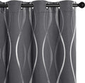 NICETOWN Gray Blackout Curtains 72 inch Long by NICETOWN