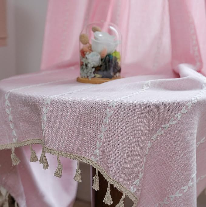 Sutuo Home Boho Curtains for Bedroom 96 Inches Long, Light Filtering Farmhouse - Image 6