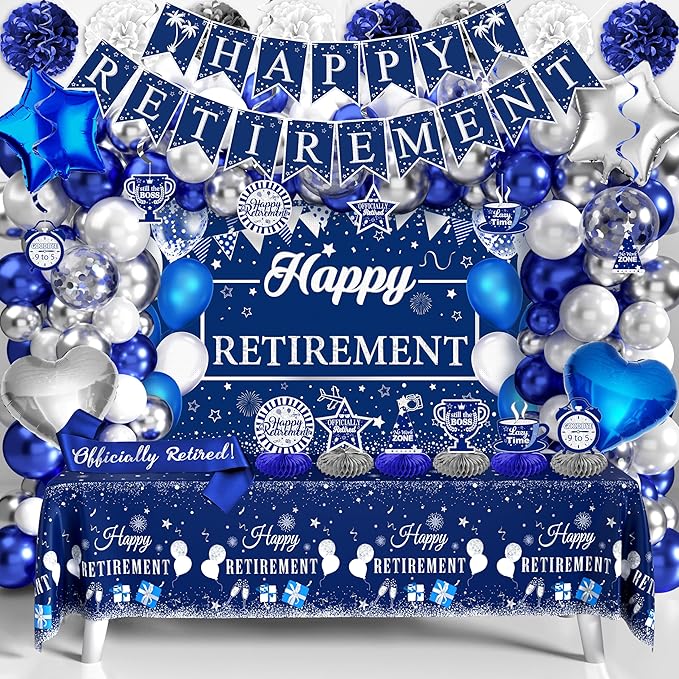 Retirement Party Decorations for Men by THAWAY