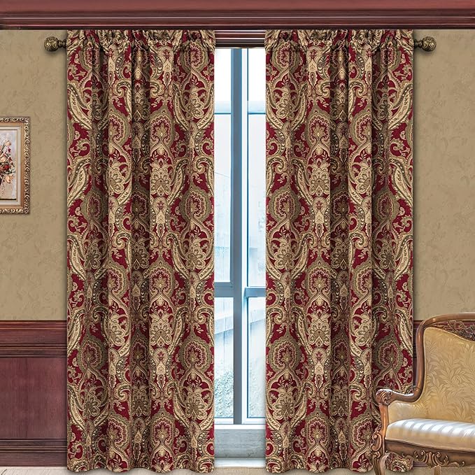 Loom and Mill Luxury Damask Curtains by LoomandMill
