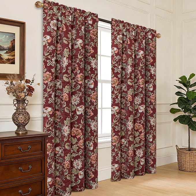 Loom and Mill Vintage Floral Curtains - Image 2