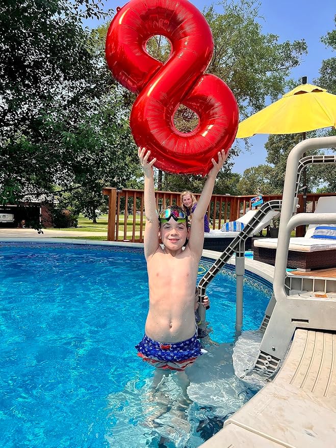 18 Balloon Numbers 40 Inch for 18th Year Old Birthday Decorations, Inflation - Image 4