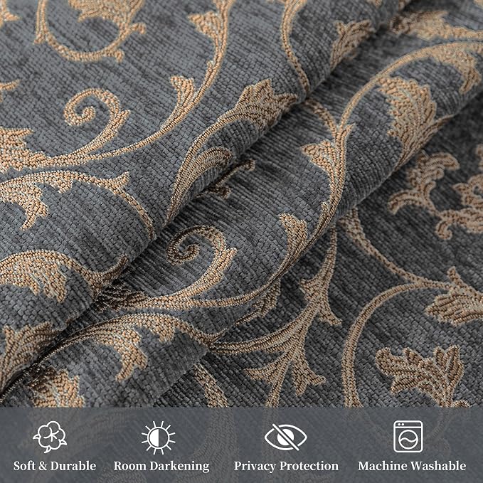 Loom and Mill Classic Damask Curtains - Image 5