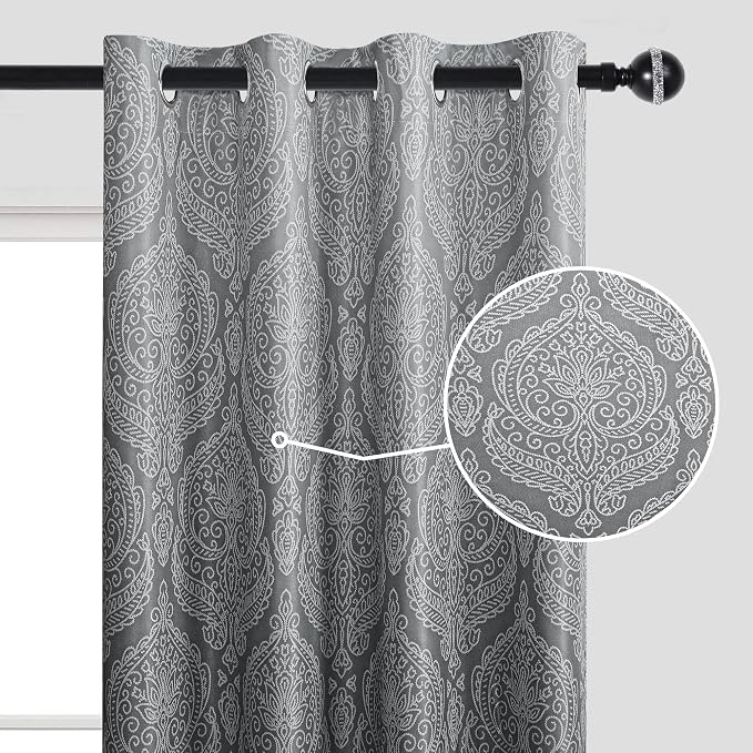 DWCN Black Blackout Curtains for Bedroom 84 Inch Long - Image 6