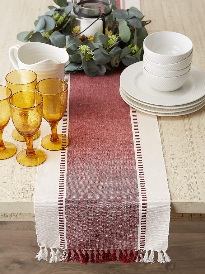 DII Dobby Stripe Table Runner - Image 4