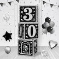 Death to My 20s 30th Birthday Balloon Boxes, Paper and Plastic, Includes 3 Pcs by WHYMEO