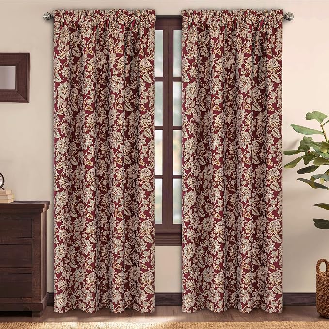 Loom and Mill Vintage Damask Curtains - Image 2