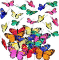 Ysleen 12 Set Monarch Butterfly Decoration Artificial Butterflies Feather Picks by Ysleen