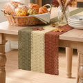 Artoid Mode Caramel Brown Coffee Farmhouse Rustic Table Runner 12x60 Inch | by ArtoidMode
