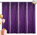 Hahuho Sequin Backdrop Curtain, Banquet Decoration（4 Panels, 2FT x 8FT by Hahuho