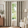 jinchan Sage Green Damask Curtains 84 Inch Room Darkening Grommet 2 Panels | by JINCHAN