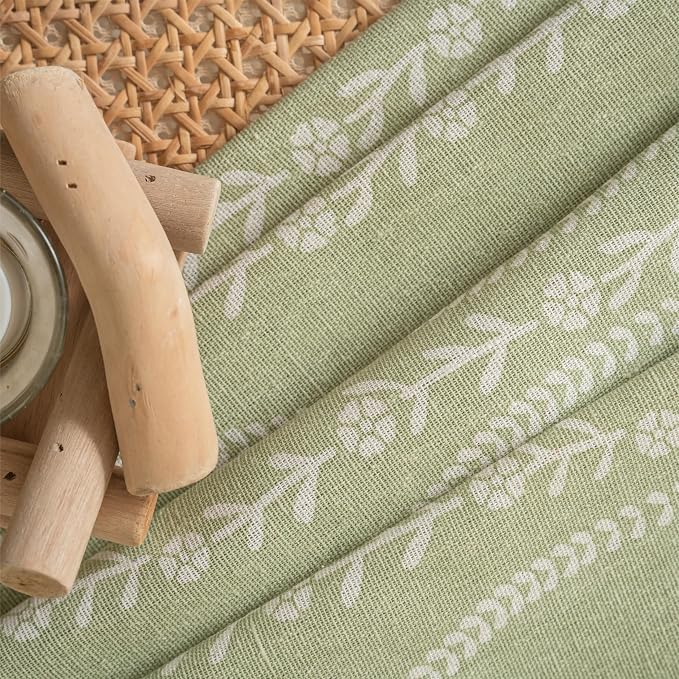 Sutuo Home Green Boho Curtains 84 Inches Long - Image 5