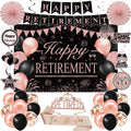Retirement Party Decorations for Women Rose Gold Retirement Crown and Sash by Unknown