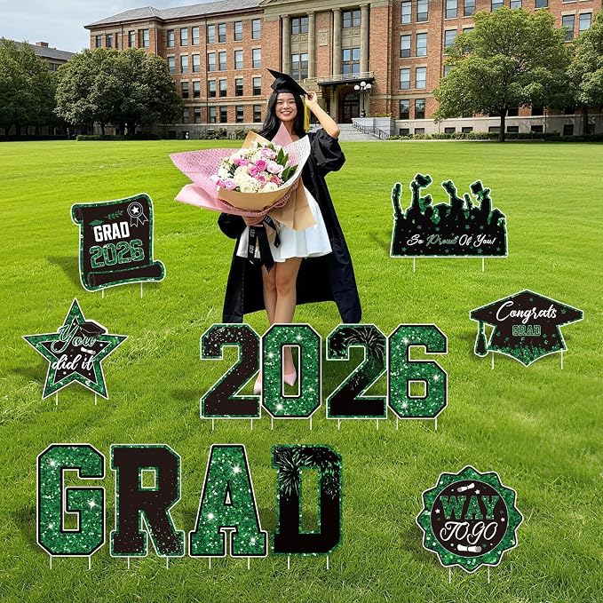 Graduation Yard Signs Class of 2026 Decorations, 2026 Sign - Image 3