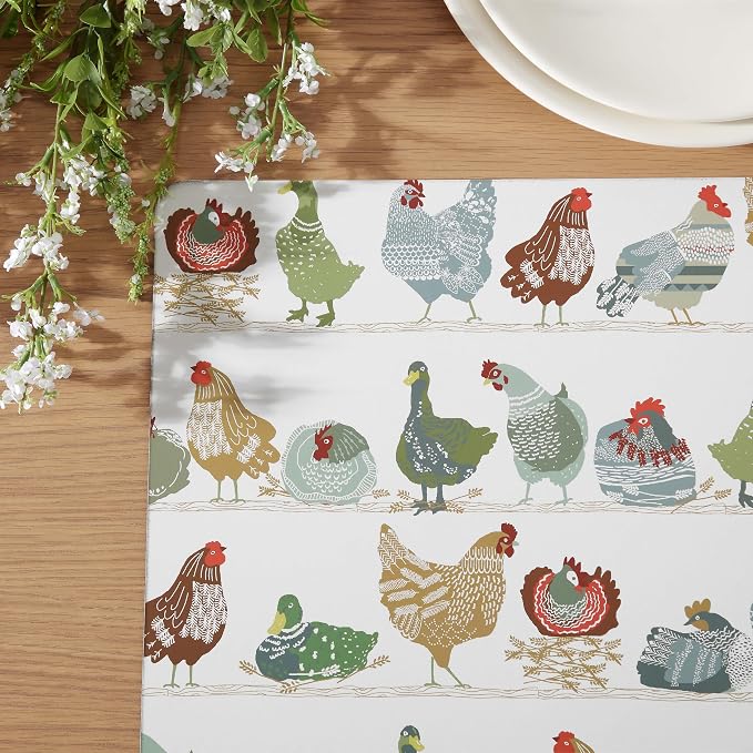 Laura Ashley Cork Placemats, 16 x 12-inch, Coop | Ideal - Image 6