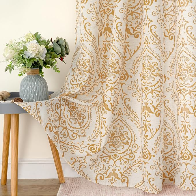 Short Linen Curtains 45 inch Length - Image 8