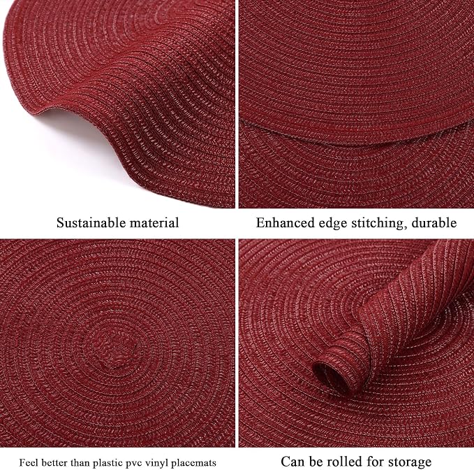 SHACOS Round Placemats Set of 8 - Image 5