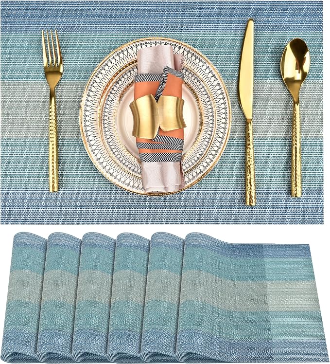 SLKQG Placemats Set of 6 by SLKQG